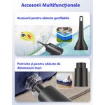 Electronice si Electrocasnice - Ingrijirea locuintei - Aspiratoare - Suflanta aer si aspirator ,3  viteze, pentru Indepartare praf PC, AC, Telefon, Obiectiv Foto, Masina, 6000mAh, 51000 RPM - Infinity.ro