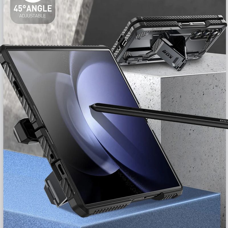 Laptop, Telefoane si Tablete - Telefoane mobile si accesorii - Accesorii Telefoane - Huse telefoane - Husa pentru Samsung Galaxy Z Fold6 + Folie, I-Blason Armorbox, negru - Infinity.ro