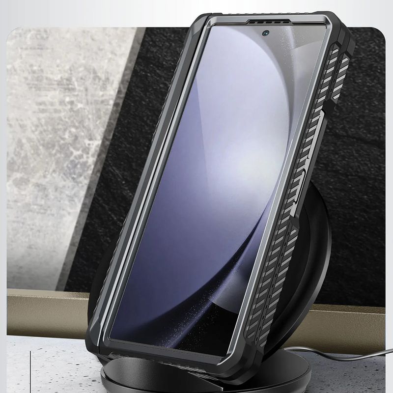 Laptop, Telefoane si Tablete - Telefoane mobile si accesorii - Accesorii Telefoane - Huse telefoane - Husa pentru Samsung Galaxy Z Fold6 + Folie, I-Blason Armorbox, negru - Infinity.ro