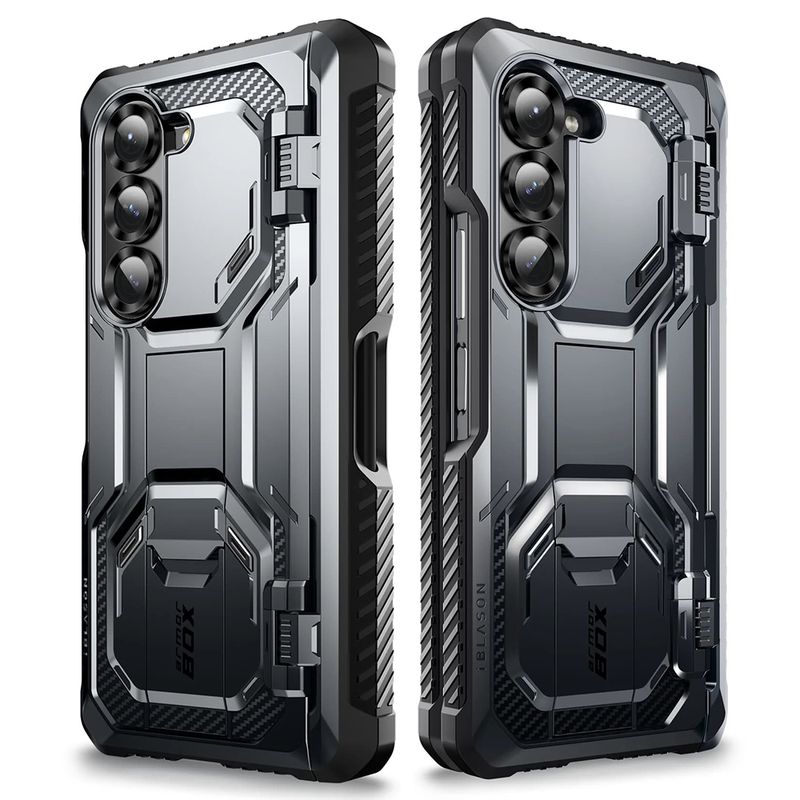 Laptop, Telefoane si Tablete - Telefoane mobile si accesorii - Accesorii Telefoane - Huse telefoane - Husa pentru Samsung Galaxy Z Fold6 + Folie, I-Blason Armorbox, negru - Infinity.ro