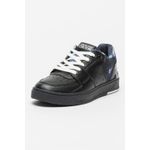Fashion, accesorii si bijuterii - Barbati - Incaltaminte barbati - Sneakers si tenisi barbati - Pantofi sport de piele Starlight Versace Jeans Couture 73YA3SJ6, 44 EU, Negru/ Albastru - Infinity.ro