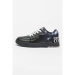 Fashion, accesorii si bijuterii - Barbati - Incaltaminte barbati - Sneakers si tenisi barbati - Pantofi sport de piele Starlight Versace Jeans Couture 73YA3SJ6, 44 EU, Negru/ Albastru - Infinity.ro