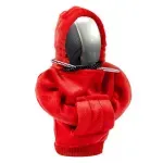 Auto si Moto - Piese auto si accesorii - Interior auto - Accesorii interior - Husa auto de tip hanorac cu gluga pentru schimbatorul de viteze, Gonga® Rosu - Infinity.ro