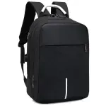 Fashion, accesorii si bijuterii - Barbati - Accesorii barbati - Genti si rucsacuri barbati - Rucsac cu cifru si port USB, impermeabil, Gonga® Negru - Infinity.ro