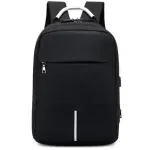 Fashion, accesorii si bijuterii - Barbati - Accesorii barbati - Genti si rucsacuri barbati - Rucsac cu cifru si port USB, impermeabil, Gonga® Negru - Infinity.ro