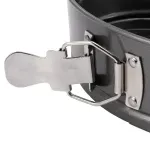 Casa si Gradina - Bucatarie si vesela - Vase pentru gatit - Tavi copt - Set de 3 forme pentru copt, baza detasabila, inima, forma rotunda si patrata, Gonga® Negru - Infinity.ro