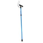 Ingrijire personala si Cosmetice - Sanatate si wellness - Aparate medicale - Produse si dispozitive ajutatoare locomotie - Baston ortopedic pliabil, usor, din aluminiu, 92 cm, albastru - Infinity.ro
