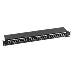 PC, gaming si accesorii - Servere - Rack server - Patch Panel 1U, FTP cat5e, 24 porturi RJ45 - ASYTECH Networking ASY-PP-FTP5E-24 - Infinity.ro