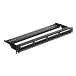 PC, gaming si accesorii - Retelistica - Accesorii cabinete metalice - Patch Panel 1U, UTP cat5e, 24 porturi RJ45 - ASYTECH Networking ASY-PP-UTP5E-24 - Infinity.ro