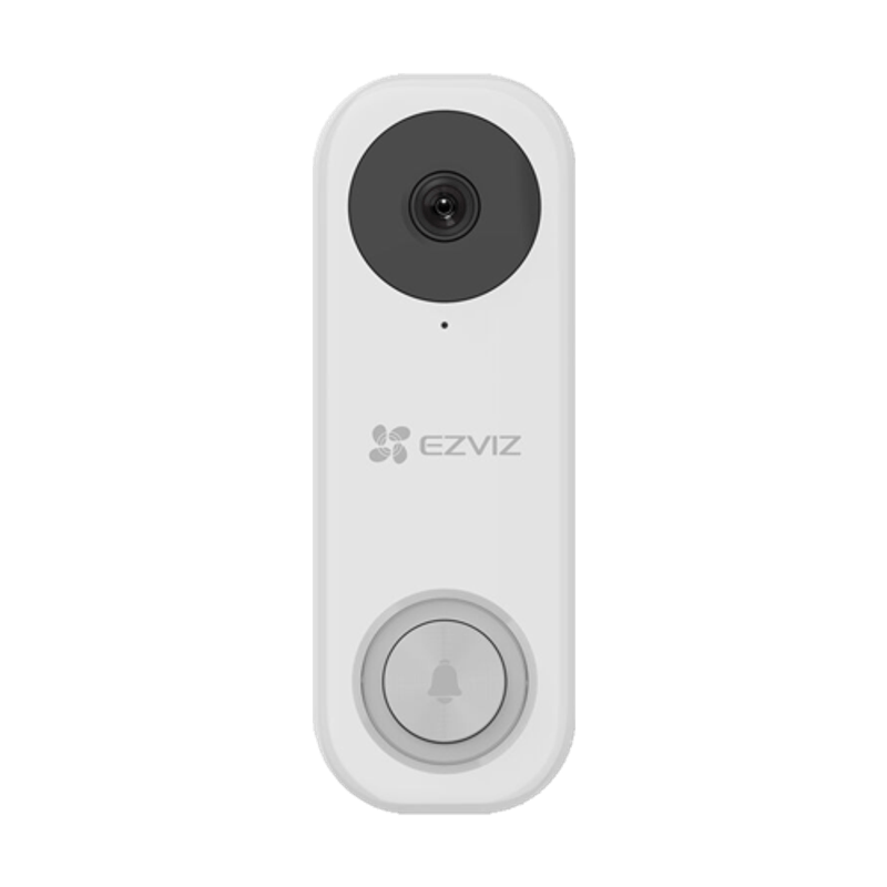 Casa si Gradina - Electrice - Accesorii electrice - Sonerii electrice - Kit sonerie video EZVIZ, Wi-Fi, 3k,  acumulator 5200mAh, PIR , unghi vizualizare ultra-larg, SDcard, CS-DB2-Pro-3K - Infinity.ro