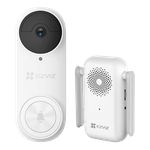 Casa si Gradina - Electrice - Accesorii electrice - Sonerii electrice - Kit sonerie video EZVIZ, Wi-Fi, 3k,  acumulator 5200mAh, PIR , unghi vizualizare ultra-larg, SDcard, CS-DB2-Pro-3K - Infinity.ro