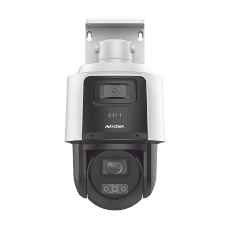 Casa si Gradina - Electrice - Smart Home - Camere de supraveghere - Camera IP PTZ TandemVu, 4MP+MP, 4X, IR 40m DarkFighter, WL 30m - HIKVISION DS-2SE3C404MWG-E14-2.8mm - Infinity.ro