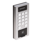 Casa si Gradina - Electrice - Smart Home - Accesorii control acces si supraveghere - Terminal control acces si interfon cu tastatura, cititor card, amprenta, BT, Wi-Fi - HIKVISION DS-K1T502DBFWX - Infinity.ro
