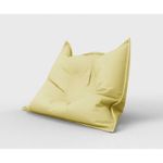 Casa si Gradina - Mobilier - Scaune si fotolii - Fotolii - Fotoliu tip Perna Magic Pillow, material piele ecologica, Galben - Infinity.ro