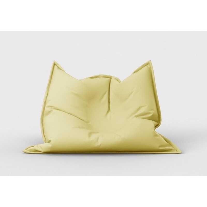 Casa si Gradina - Mobilier - Scaune si fotolii - Fotolii - Fotoliu tip Perna Magic Pillow, material piele ecologica, Galben - Infinity.ro