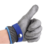 Casa si Gradina - Constructii - Echipamente de lucru - Manusi protectia muncii - Manusa de protectie, anti-taiere, otel inoxidabil, marimea M - Infinity.ro