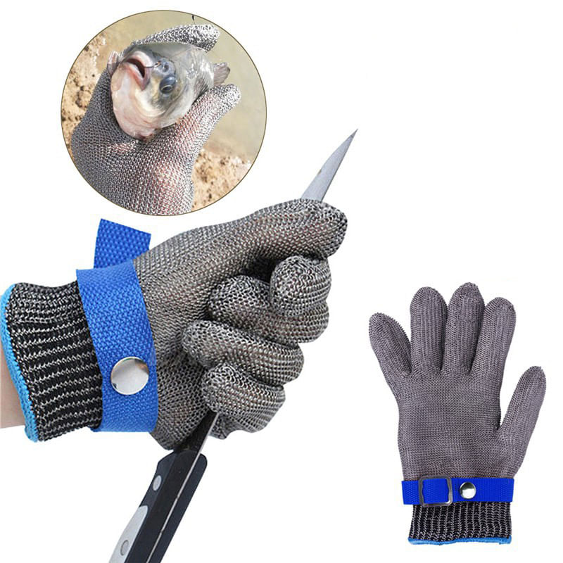 Casa si Gradina - Constructii - Echipamente de lucru - Manusi protectia muncii - Manusa de protectie, anti-taiere, otel inoxidabil, marimea M - Infinity.ro