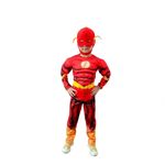 Jucarii, Copii si Bebe - Jucarii si jocuri - Jucarii de rol - Masti si costume copii - Costum Flash pentru copii, 7-9 ani, rosu - Infinity.ro