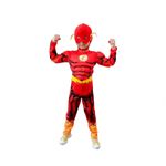 Jucarii, Copii si Bebe - Jucarii si jocuri - Jucarii de rol - Masti si costume copii - Costum Flash pentru copii, 7-9 ani, rosu - Infinity.ro