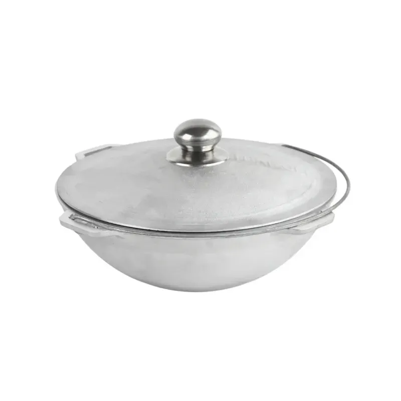 Casa si Gradina - Bucatarie si vesela - Vase pentru gatit - Oale si cratite - Ceaun asiatic aluminiu, capacitate 6 litri - Infinity.ro