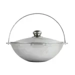 Casa si Gradina - Bucatarie si vesela - Vase pentru gatit - Oale si cratite - Ceaun asiatic aluminiu, capacitate 6 litri - Infinity.ro
