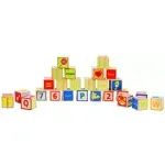 Jucarii, Copii si Bebe - Jucarii si jocuri - Jucarii bebelusi - Jucarii interactive bebelusi - Cuburi ABC din lemn pentru copii - Infinity.ro