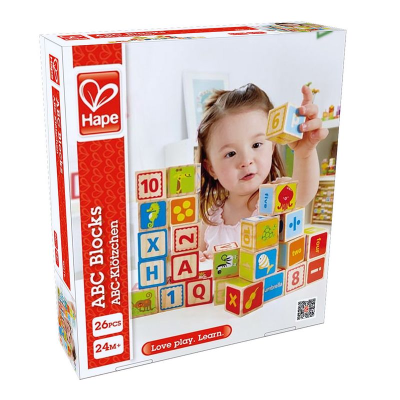 Jucarii, Copii si Bebe - Jucarii si jocuri - Jucarii bebelusi - Jucarii interactive bebelusi - Cuburi ABC din lemn pentru copii - Infinity.ro