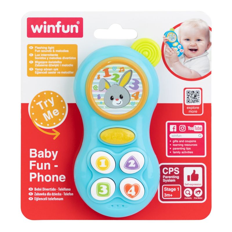 Jucarii, Copii si Bebe - Jucarii si jocuri - Jucarii bebelusi - Jucarii interactive bebelusi - Telefon pentru bebelusi, albastru - Infinity.ro