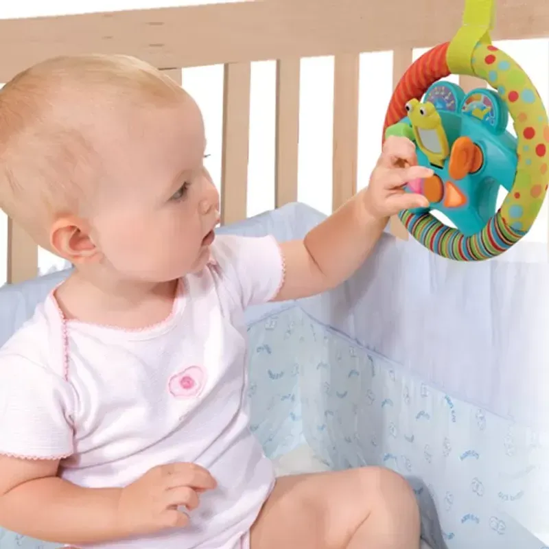 Jucarii, Copii si Bebe - Jucarii si jocuri - Jucarii bebelusi - Jucarii interactive bebelusi - Volan muzical pentru bebelusi - Infinity.ro
