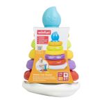 Jucarii, Copii si Bebe - Jucarii si jocuri - Jucarii bebelusi - Jucarii interactive bebelusi - Turn cu cercuri colorate pentru copii in forma de tort - Infinity.ro