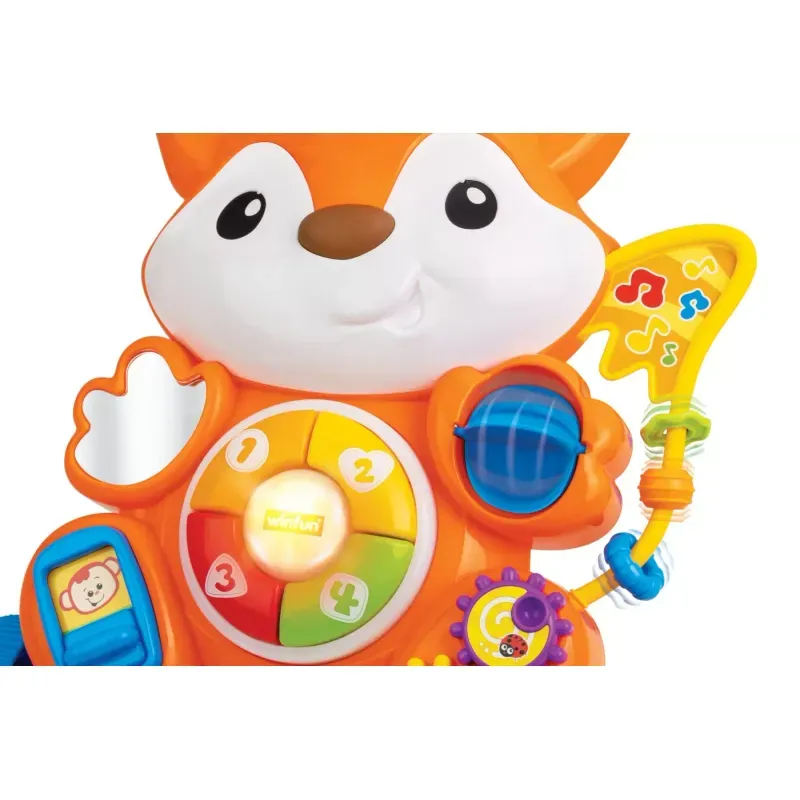 Jucarii, Copii si Bebe - Carucioare si articole de transport - Premergatoare - Antemergator cu lumini si sunete, Vulpe - Infinity.ro
