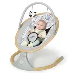 Jucarii, Copii si Bebe - Jucarii si jocuri - Jucarii de exterior - Leagane copii - Leagan electric 2 in1 pentru bebelusi Gri - Infinity.ro