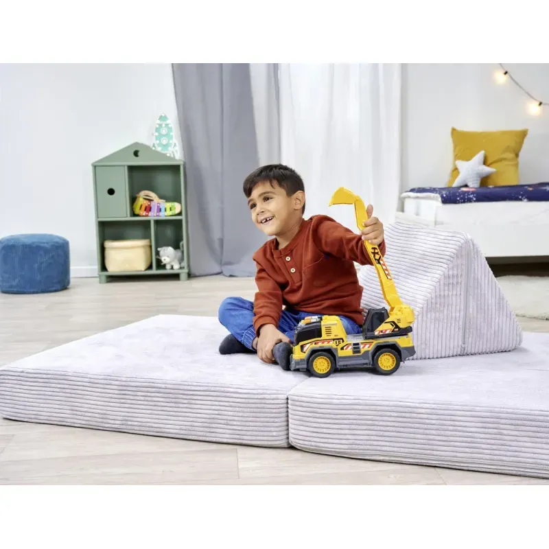 Jucarii, Copii si Bebe - Jucarii si jocuri - Vehicule si jucarii cu telecomanda - Masinute - Camion cu excavator cu sunete si lumini de jucarie, 30 cm - Infinity.ro