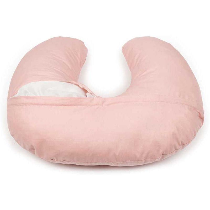 Jucarii, Copii si Bebe - Maternitate - Accesorii alaptare - Perna alaptat 140 cm, roz - Infinity.ro