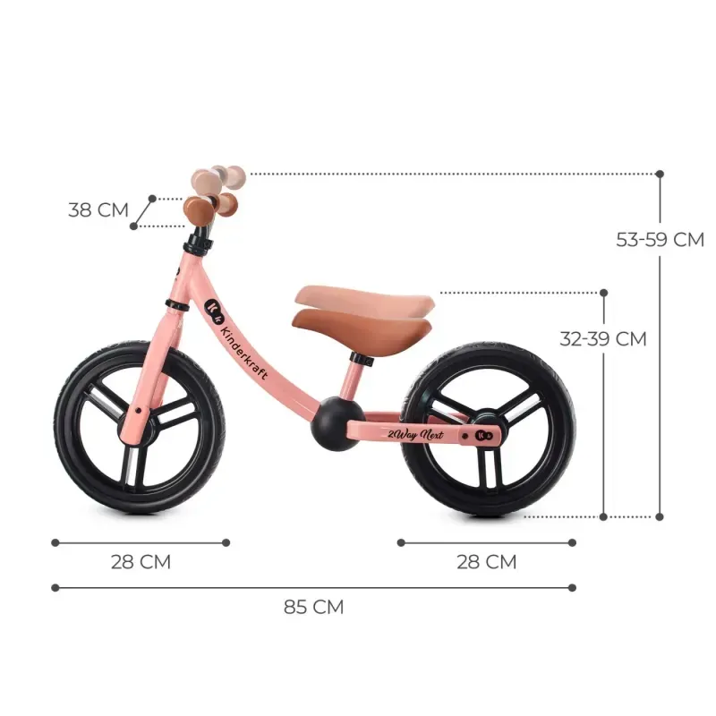 Sport si Outdoor - Ciclism - Biciclete pentru copii - Bicicleta fara pedale, portocaliu cu roz, 12 inch - Infinity.ro