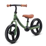 Sport si Outdoor - Ciclism - Biciclete pentru copii - Bicicleta fara pedale, protocaliu cu verde, 12 inch - Infinity.ro