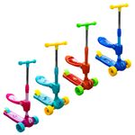 Sport si Outdoor - Role, trotinete si skateboard - Trotinete copii - Trotineta cu scaunel,  50x28.5x76/70/64 cm - Infinity.ro