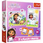 Jucarii, Copii si Bebe - Jucarii si jocuri - Jocuri si puzzle - Puzzle - Puzzle 2 in 1 , Gabi si prietenii ei - Infinity.ro