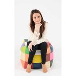 Casa si Gradina - Mobilier - Scaune si fotolii - Tabureti - Taburet cub, material piele ecologica, Mozaic - Infinity.ro