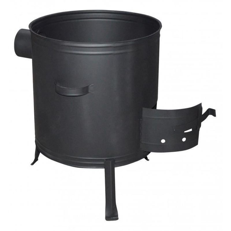 Casa si Gradina - Termice - Sobe, Seminee si accesorii - Cazane combustibil solid - Suport tip soba pentru ceaun, tuci 56 cm, vas 90 L - Infinity.ro