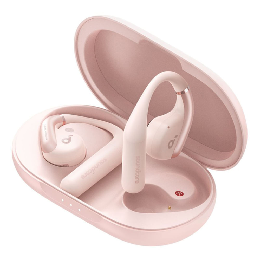 Anker, Wireless Earbuds SoundCore AeroFit (A3872G51), for Sport, albastrutooth, Waterproof, roz