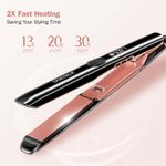 Ingrijire personala si Cosmetice - Aparate & accesorii ingrijire personala - Hair styling - Placi de indreptat parul - Placa profesionala 2 in 1: indreapta si onduleaza parul, NanoTitanium, reglabila pana la 260°C, ideala pentru calatorii - Infinity.ro