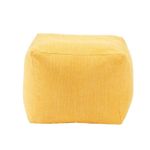 Casa si Gradina - Mobilier - Scaune si fotolii - Tabureti - Taburet cub XL, material textil, Portocaliu - Infinity.ro