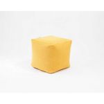 Casa si Gradina - Mobilier - Scaune si fotolii - Tabureti - Taburet cub XL, material textil, Portocaliu - Infinity.ro