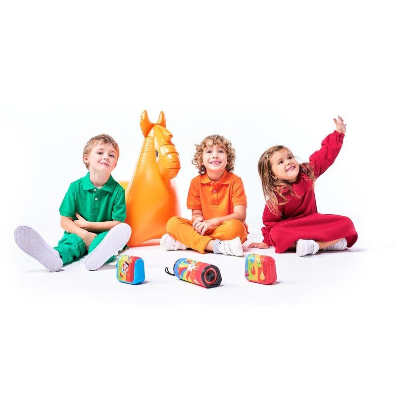 TV, Audio-Video si Foto - Portabile audio - Boxe portabile - Boxa portabila pentru copii GoGEN DECKO TRIO R, 5 W, Bluetooth, IPX6, albastru - Infinity.ro