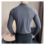 Fashion, accesorii si bijuterii - Barbati - Imbracaminte - Camasi barbati - Camasa slim fit Mbrands care nu se sifoneaza 42 - Infinity.ro