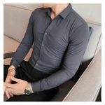 Fashion, accesorii si bijuterii - Barbati - Imbracaminte - Camasi barbati - Camasa slim fit Mbrands care nu se sifoneaza 42 - Infinity.ro