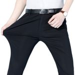 Fashion, accesorii si bijuterii - Barbati - Imbracaminte - Pantaloni barbati - Pantaloni elastici MBrands din matase de gheata 29 - Infinity.ro