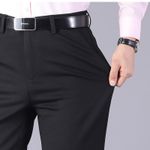 Fashion, accesorii si bijuterii - Barbati - Imbracaminte - Pantaloni barbati - Pantaloni elastici MBrands din matase de gheata 29 - Infinity.ro