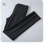 Fashion, accesorii si bijuterii - Barbati - Imbracaminte - Pantaloni barbati - Pantaloni elastici MBrands din matase de gheata 29 - Infinity.ro